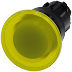 Siemens SIRIUS ACT Series Yellow Momentary Push Button Head, 22mm Cutout, IP66, IP67, IP69K