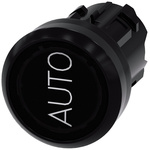 Siemens SIRIUS ACT Series Black Momentary Push Button Head, 22mm Cutout, IP66, IP67, IP69K