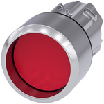 Siemens SIRIUS ACT Series Red Momentary Push Button Head, 22mm Cutout, IP66, IP67, IP69K