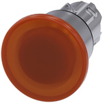 Siemens SIRIUS ACT Series Amber Latching Push Button Head, 22mm Cutout, IP66, IP67, IP69K