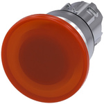 Siemens SIRIUS ACT Series Amber Momentary Push Button Head, 22mm Cutout, IP66, IP67, IP69K