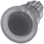 Siemens SIRIUS ACT Series Clear Latching Push Button Head, 22mm Cutout, IP66, IP67, IP69K