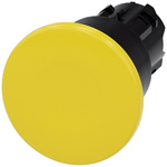 Siemens SIRIUS ACT Series Yellow Latching Push Button Head, 22mm Cutout, IP66, IP67, IP69K