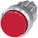 Siemens SIRIUS ACT Series Red Latching Push Button, 22mm Cutout, IP66, IP67, IP69K