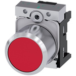 Siemens SIRIUS ACT Series Red Momentary Push Button, 22mm Cutout, IP66, IP67, IP69K