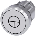 Siemens SIRIUS ACT Series White Momentary Push Button Head, 22mm Cutout, IP66, IP67, IP69K