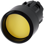 Siemens SIRIUS ACT Series Yellow Momentary Push Button Head, 22mm Cutout, IP66, IP67, IP69K