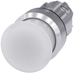 Siemens SIRIUS ACT Series White Momentary Push Button Head, 22mm Cutout, IP66, IP67, IP69K