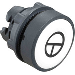Schneider Electric ZB5 Series White Spring Return Push Button Head, 22mm Cutout, IP66, IP67, IP69K