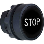 Schneider Electric ZB5 Series Black Spring Return Push Button Head, 22mm Cutout, IP66, IP67, IP69K