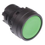 Idec YW1B Series Green Momentary Push Button Head, 22mm Cutout, IP67, IP69K