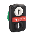 Schneider Electric ZB5 Series Black, Red, White Spring Return Push Button, 22mm Cutout, IP66, IP67, IP69K