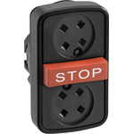 Schneider Electric ZB5 Series Red Spring Return Push Button Head, 22mm Cutout, IP66, IP67, IP69K