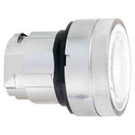 Schneider Electric Harmony XB4 Series White Momentary Push Button Head, 22mm Cutout