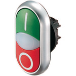 Eaton RMQ Titan M22 Series Green, Red Momentary Push Button Head, 22.5mm Cutout