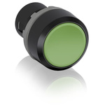 ABB KPR1 Series Green Momentary Push Button Head, 22.5mm Cutout