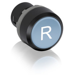 ABB KPR1 Series Blue Momentary Push Button Head, 22.5mm Cutout