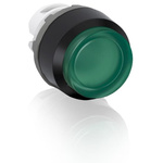ABB MP4 Series Green Maintained Push Button Head, 22.5mm Cutout