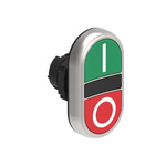 Lovato LPCBL71 Series Green, Red Momentary Push Button, 22mm Cutout