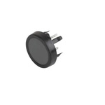 Schurter MCS 18 Front Series Black Momentary Push Button Head, 13mm Cutout, IP65