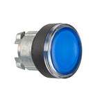 Schneider Electric Harmony XB4 Series Blue Illuminated Spring Return Push Button Head, 22mm Cutout, IP66, IP67,