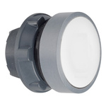 Schneider Electric Harmony XB5 Series White Spring Return Push Button Head, 22mm Cutout, IP66, IP67