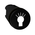 Schneider Electric Harmony XB5 Series Black Spring Return Push Button Head, 22mm Cutout, IP66, IP67, IP69(IP69K)