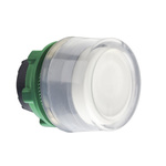 Schneider Electric Harmony XB5 Series White Illuminated Spring Return Push Button Head, 22mm Cutout, IP66, IP67