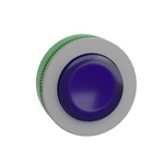 Schneider Electric Harmony XB5 Series Blue Illuminated Spring Return Push Button Head, 30.5mm Cutout, IP66, IP67