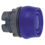 Schneider Electric Harmony XB5 Series Blue Spring Return Push Button Head, 22mm Cutout, IP66, IP67, IP69K