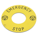 Schneider Electric Legend for Use with XB6 Series, Emergency Stop
