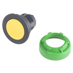 Schneider Electric Harmony ZB5 Series Yellow Momentary Push Button Head, 30mm Cutout, IP66, IP67, IP69K