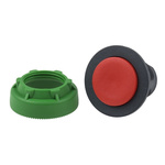 Schneider Electric Harmony ZB5 Series Red Momentary Push Button Head, 30mm Cutout, IP66, IP67, IP69K