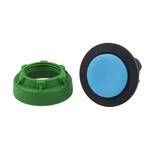 Schneider Electric Harmony ZB5 Series Blue Momentary Push Button Head, 30mm Cutout