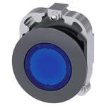 Siemens SIRIUS ACT Series Blue Momentary Push Button, 30mm Cutout, IP66, IP67, IP69K