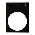 RS PRO Legend Plate for Use with Ptec Push Button, O - I