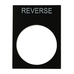 RS PRO Legend Plate for Use with Ptec Push Button, Reverse