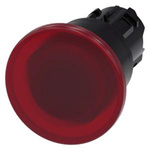 Siemens SIRIUS ACT Series Red Latching Push Button, 22mm Cutout, IP66, IP67, IP69K