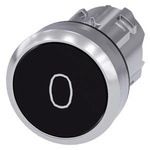 Siemens SIRIUS ACT Series Black Momentary Push Button, 22mm Cutout, IP66, IP67, IP69K