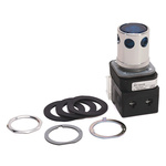 Allen Bradley 800T Series Blue Illuminated Momentary Push Button Head, 30mm Cutout, IP67, IP69K