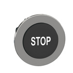 Schneider Electric ZB4 Series Black Momentary Push Button Head, 30mm Cutout, IP66, IP67, IP69K