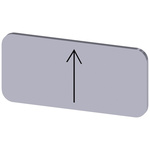 Siemens Labeling plate, Up Arrow