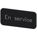 Siemens Labeling plate, En service