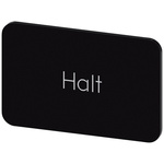 Siemens Labeling plate, Halt