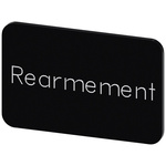 Siemens Labeling plate, Réarmement