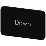Siemens Labeling plate, Down