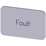 Siemens Labeling plate, Fault