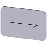 Siemens Labeling plate, Right Arrow