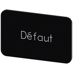 Siemens Labeling plate, Défaut