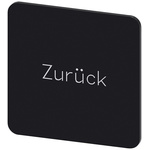 Siemens Labeling plate, Zurück